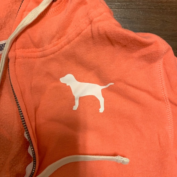 VS PINK Full Zip lightweight hooded jacket XS - Picture 4 of 4